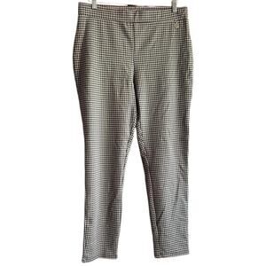 Womens Pants Size 14 Black Cream Professional Work Office Twee